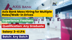 Axis Bank Executive Recruitment 2024 | Apply Now for Freshers | Any Graduate Eligibility
-prakashcareers.com