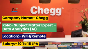 "Data Analytics Job Vacancies at Chegg | Work From Home Opportunities 2024"
-prakashcareers.com