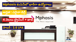 Mphasis Recruitment 2024: Huge Job Openings for Freshers at Mphasis
-prakashcareers.com