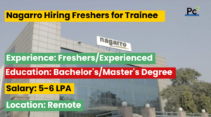 "Nagarro Recruitment 2024: Hiring Freshers for Trainee Associate Role | Work From Home Opportunities"
-prakashcareers.com