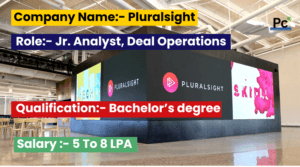 Pluralsight Hiring Jr. Analyst - Deal Operations 2024 | Apply Now for Exciting Career Opportunities
-prakashcareers.com