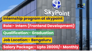 Skypoint Frontend Development Internship 2024 | Apply Now for Hands-On Training and Career Growth
-prakashcareers.com