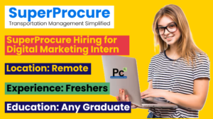 "SuperProcure Hiring Digital Marketing Interns 2024 - Work From Home for Freshers"
-prakashcareers.com
