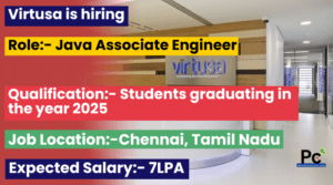 "Virtusa Recruitment Drive 2024 | Hiring Freshers as Java Associate Engineer"
-prakashcareers.com