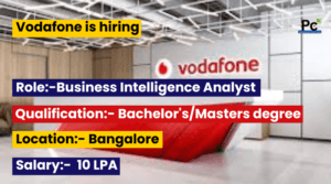 "Exciting Business Intelligence Job Openings 2024 at Vodafone | Apply Now!"
-prakashcareers.com