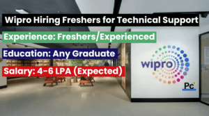 Wipro Recruitment 2024: Hiring Fresh Graduates for Associate Role – Apply Now
-prakashcareers.com
