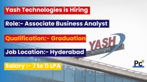 Yash Technologies Hiring Freshers & Experienced for Business Analyst Roles 2024 – Apply Now
-prakashcareers.com