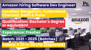 Amazon Latest Recruitment 2025 | Apply Now for Software Development Engineer Jobs
-prakashcareers.com