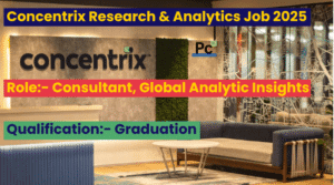 Concentrix Research & Analytics Job Alerts 2025
-prakashcareers.com