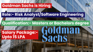 Goldman Sachs Software Engineering Jobs 2025 - Apply Now in Bengaluru
-prakashcareers.com