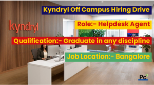 Kyndryl Off Campus Hiring Drive 2025 | Apply for Jobs in Bangalore
-prakashcareers.com