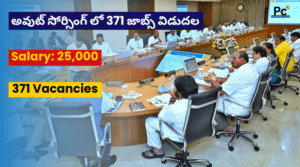 AP లో 371 అవుట్ సోర్సింగ్ ఉద్యోగాలు |తాజా ఉద్యోగ నోటిఫికేషన్ -AP HMFW Recruitment 2025 | -prakashcareers.com