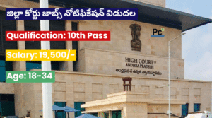 జిల్లా కోర్టు ఉద్యోగాలు 2025 - డిస్ట్రిక్ట్ కోర్ట్ గవర్నమెంట్ జాబ్స్ నోటిఫికేషన్ విడుదల -prakashcareers.com