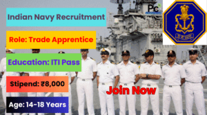 Indian Navy Recruitment 2025 – Golden Opportunity for ITI Holders! -prakashcareers.com