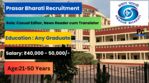 Prasar Bharati Recruitment 2025 – Great Job Opportunities Available!
-prakashcareers.com