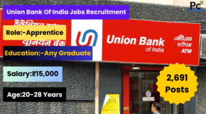 యూనియన్ బ్యాంక్ ఆఫ్ ఇండియా లో జాబ్స్ - Union Bank Apprentice Recruitment 2025
-prakashcareers.com