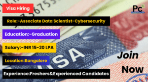 Visa Hiring- Associate Data Scientist – Cybersecurity Apply Now
-prakashcareers.com