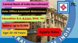 Central Bank of India  Recruitment 2025-  Great Career Opportunity in Banking!
-prakashcareers.com