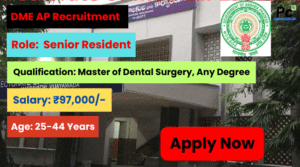 DME AP Recruitment 2025 - A Great Chance Awaits!
-prakashcareers.com