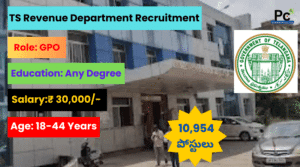 TS Revenue Department Recruitment 2025 – Great Opportunity for Job Seekers!
-prakashcareers.com