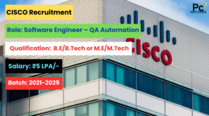  Cisco Hiring 2025 - Great Opportunity to Join a Leading IT Company-prakashcareers.com