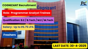 Cognizant Hiring 2025 - Don’t Miss This Great Opportunity-prakashcareers.com