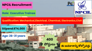 NPCIL Executive Trainee Jobs 2025 - A Great Opportunity to Build Your Career!-prakashcareers.com