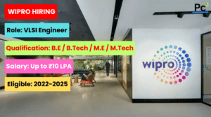 Wipro VLSI Engineer Jobs 2025 - Great Scope for VLSI Design Engineers-prakashcareers.com