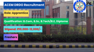 ACEM DRDO Apprentice Recruitment 2025 - Great Opportunity for Freshers-prakashcareers.com