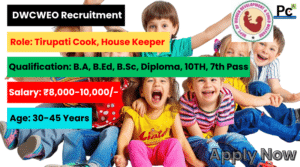 DWCWEO Tirupati Jobs 2025 - Great Opportunity in Women & Child Welfare Department-prakashcareers.com