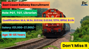 East Coast Railway Recruitment 2025 - Great Opportunity for Government Job Seekers-prakashcareers.com