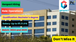 Genpact Management Trainee Jobs 2025 - Great Opportunity for Fresh Graduates-prakashcareers.com