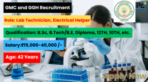 GMC GGH East Godavari Recruitment 2025 - Great Opportunity for Healthcare Aspirants-prakashcareers.com