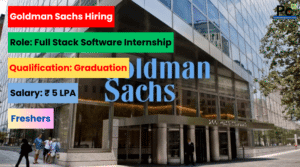 Goldman Sachs Internship 2025 - Great Opportunity for Students & Freshers-prakashcareers.com