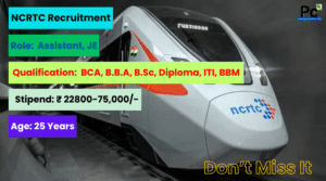 NCRTC Recruitment 2025 - Great Opportunity to Join India's Rapid Transit Project-prakashcareers.com