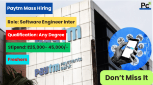 Paytm Internship 2025 - Great Opportunity for Students & Freshers-prakashcareers.com