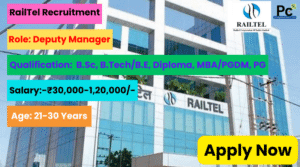 RailTel Recruitment 2025 - Great Opportunity to Join Indian Railways PSU-prakashcareers.com