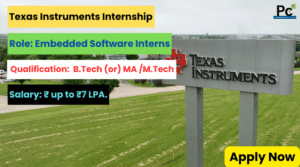 Texas Instruments Internship 2025 - A Great Opportunity for Future Innovators-prakashcareers.com