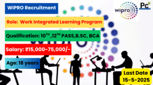 Wipro WILP 2025 -  Great Opportunity to Earn While You Learn!-prakashcarees.com