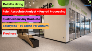 Deloitte Jobs 2025 - A Great Opportunity to Join a Global Consulting Leader-prakashcareers.com