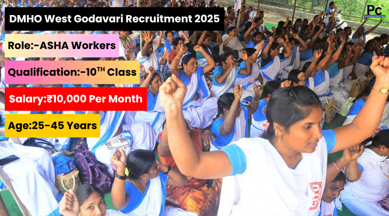 West Godavari ASHA Worker Jobs 2025 | Apply Now for DMHO Recruitment Great Opportunity-prakashcareers.com